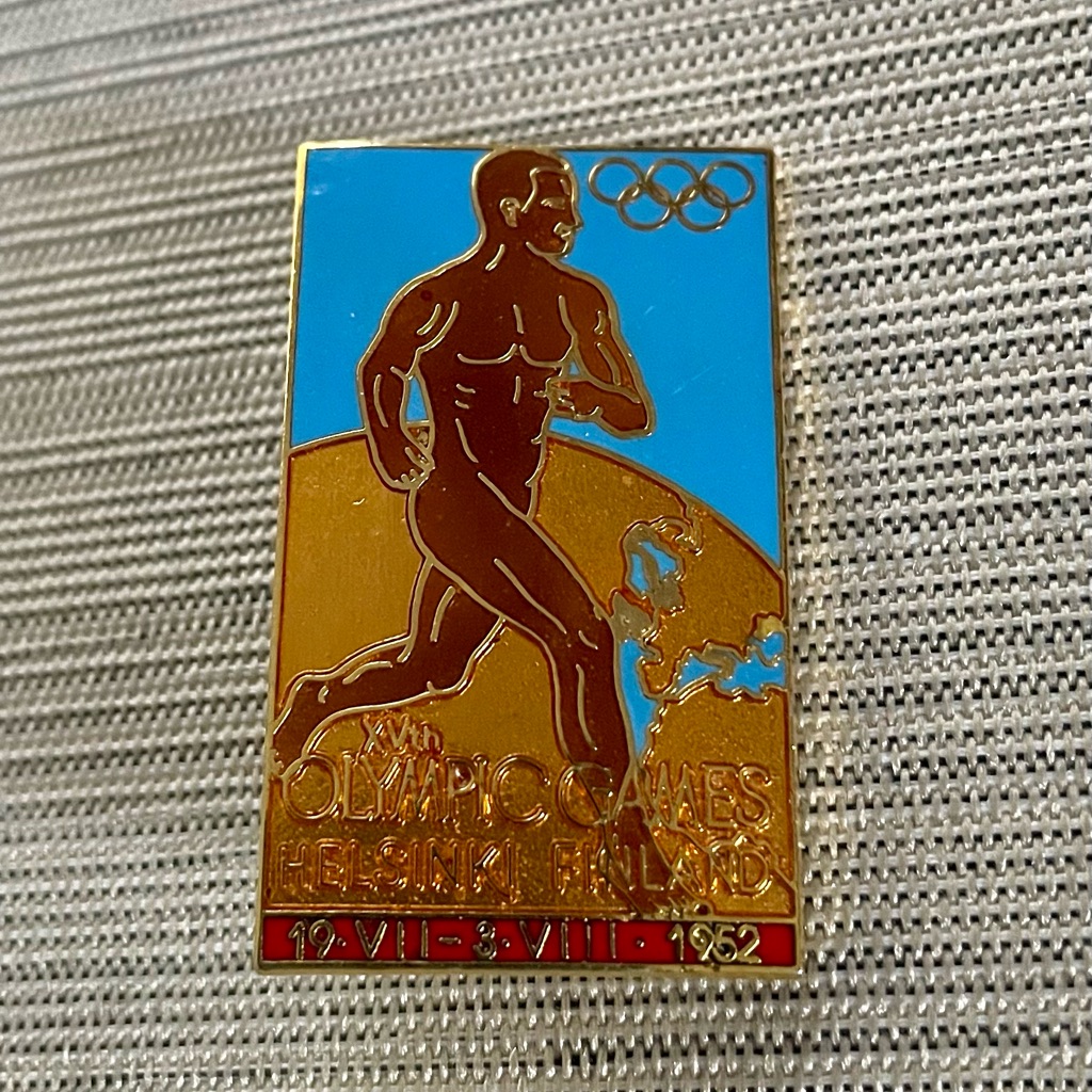 Olympics Pin From Helsinki 1952 Games